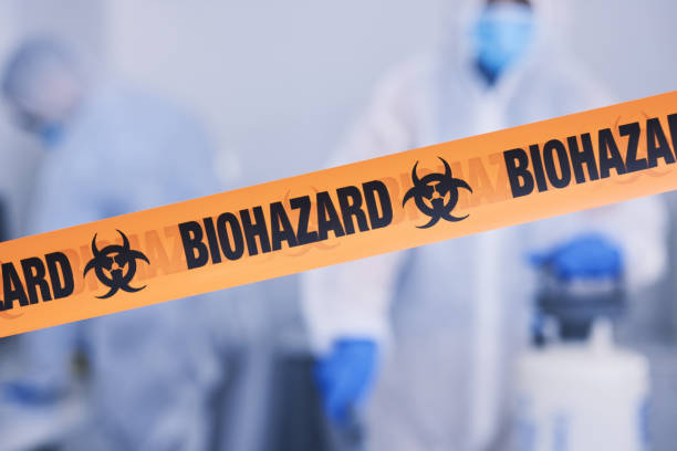 Professional Biohazard Cleanup technician working in Venice, FL
